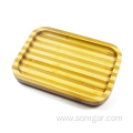 WT07W101 Bamboo Wooden Cigarette Herb Serving Rolling Tray